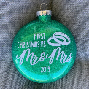 First Christmas as Mr & Mrs Ornament
