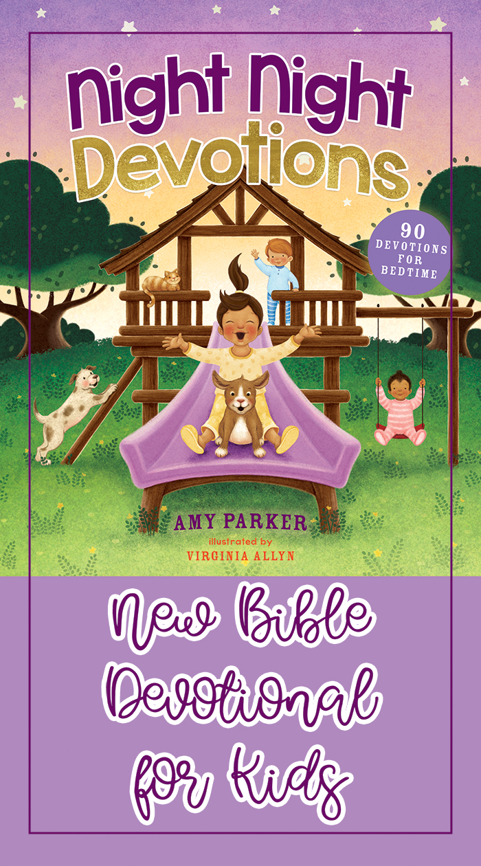 Check out this new adorable, Biblical book with 90 devotions for kids!