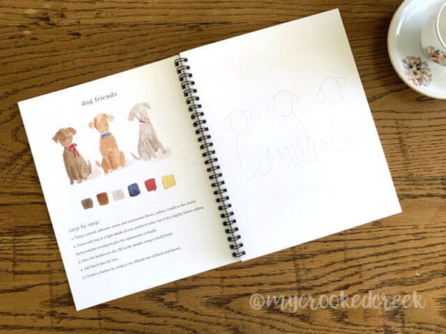 Simplified Watercolor Workbooks from Emily Lex