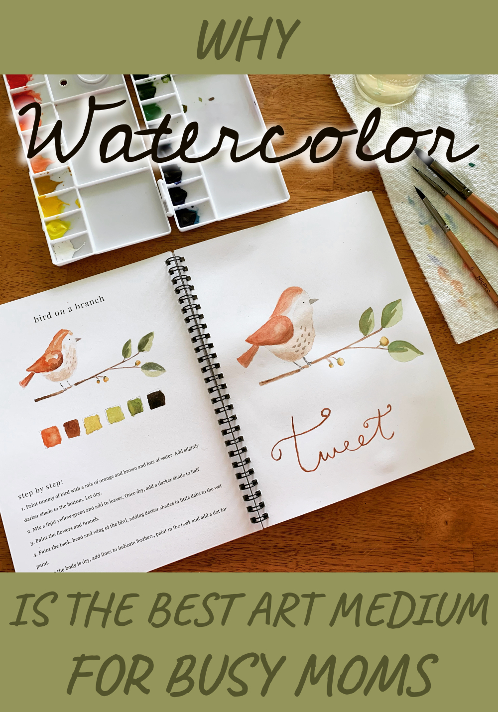 Simplified Watercolor Classes & Workbooks from Emily Lex • Crooked Creek  Life