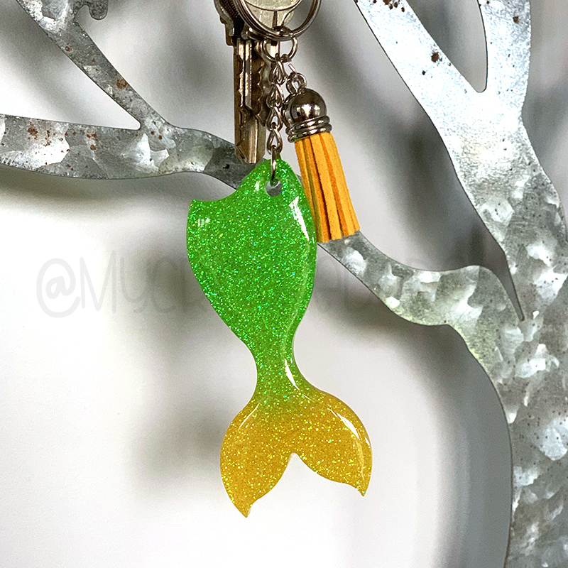 Details about / Mermaid Keychain Sequins Keyring Glitter Jewelry Decorative Beautiful QK