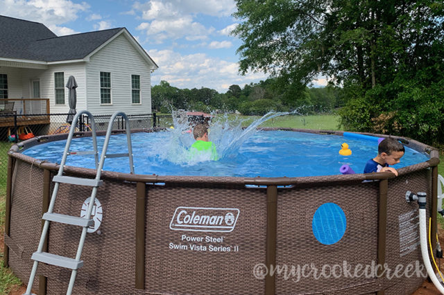 Our New Coleman® Above-Ground Pool